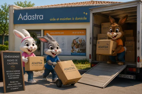 ADASTRA CAUDERAN BORDEAUX Aides à la personne Portage de repas